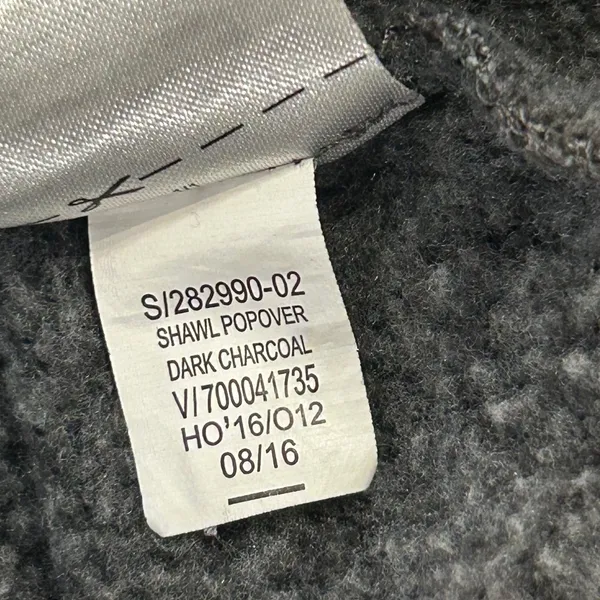 Old Navy Shawl Collar Sweatshirt Cabin Core Charcoal Heather Small 282990-02 - Image 8