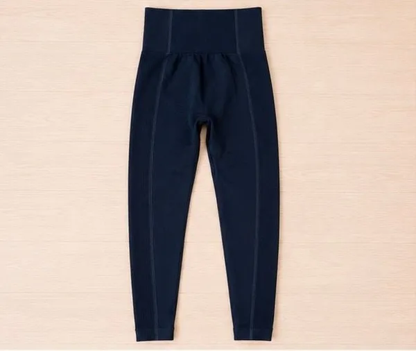 Gymshark High Waisted Seamless Compression Leggings Black Sz S - Image 2