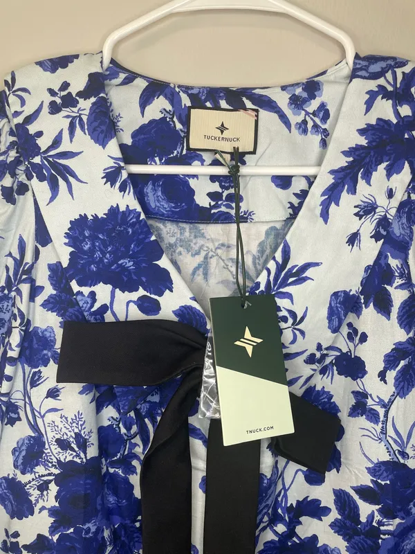 NWT Tuckernuck Blue Sapphire Bloom Bella Dress - Image 9
