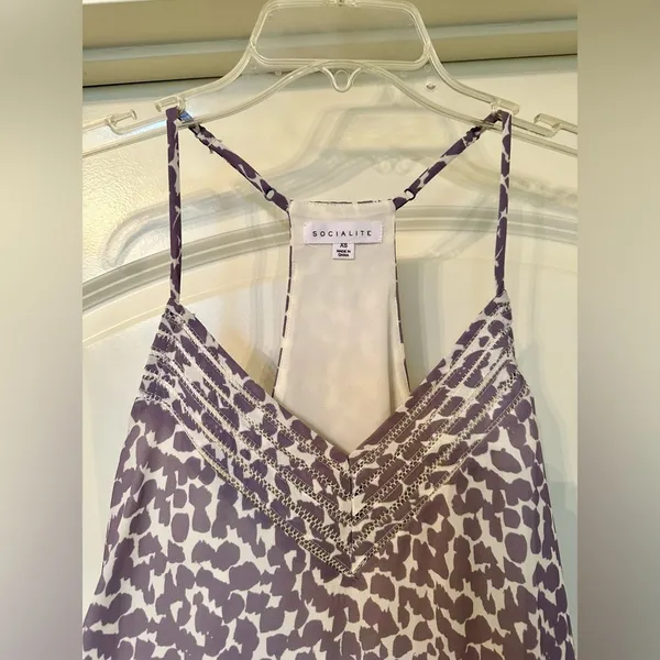 SOCIALITE - Racerback V-neck Animal Print Mini Dress - BRAND NEW! - Image 6