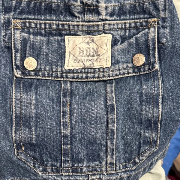 Vintage 90s B.U.M. Equipment Denim‎ Mini Cargo Shorts Jorts Y2K Indie Sleaze - Image 5