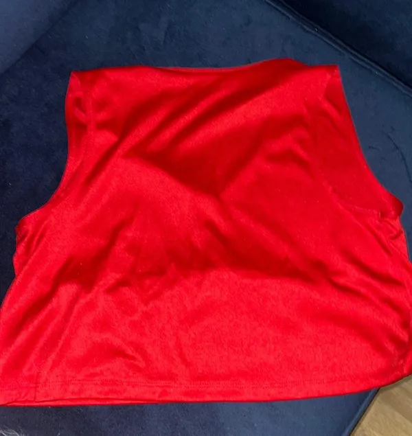 Red Ruffle Top - Image 2