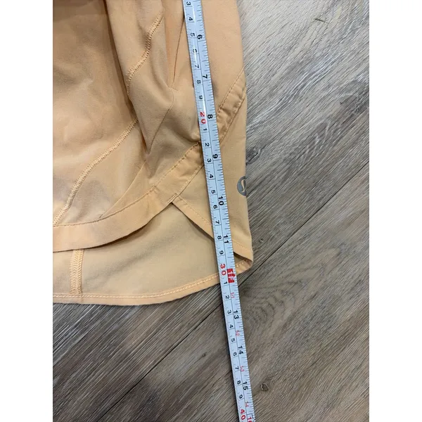 Lululemon Women’s Running Shorts Size 10 Peach Lightweight Athletic Activewear - Image 3