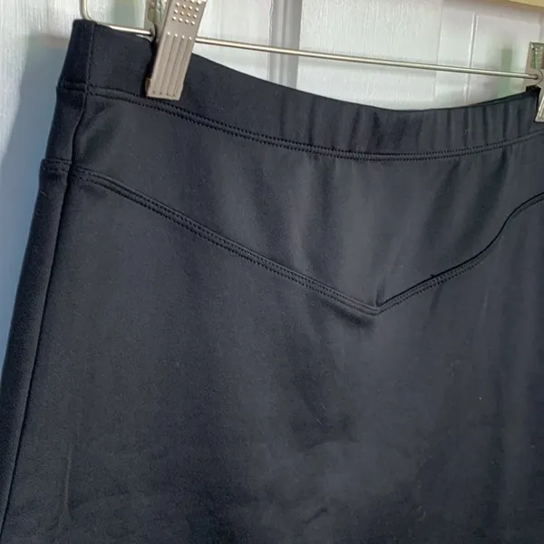 Free People Black Ponte Knit Classic Mini Skirt W-405 Sz S - Image 5