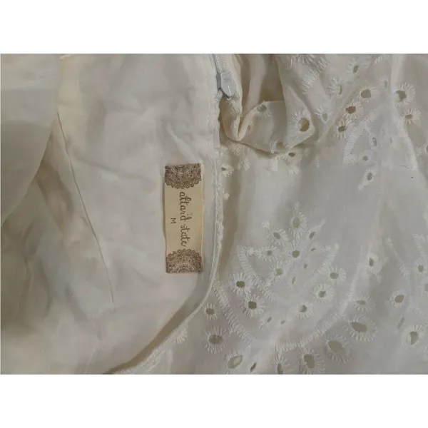 Altar'd State White Eyelet V-Neck Maxi Dress - Image 5