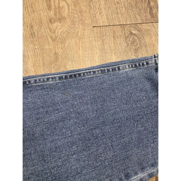 LL Bean Classic Fit Jeans Womens 12P Blue Medium Wash Straight Leg Denim 521072 - Image 5