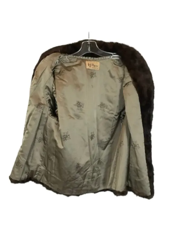 The House of Quality Furs Dark Brown Vintage Mink Fur Jacket with Pockets - Image 4
