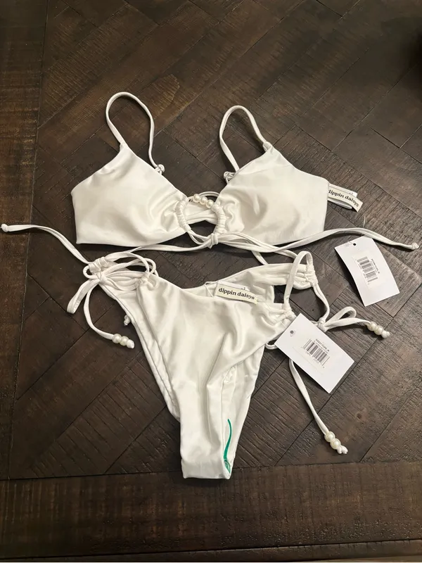 Dippin' Daisy's Elegance Bandeau Bikini Top & Blushing Cheeky Bikini Bottom - Image 5