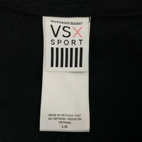 Victoria's Secret VSX Sport Faux Leather Moto Jacket women's size Large - Image 5