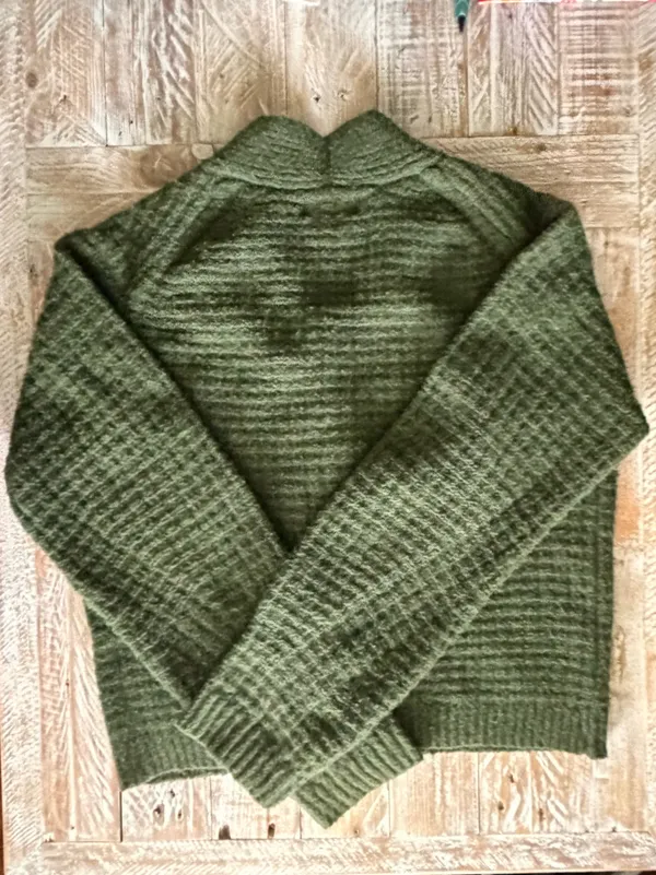 Universal Threads 🌿Olive Green Chunky Knit Cardigan🌿 ~xs - Image 5