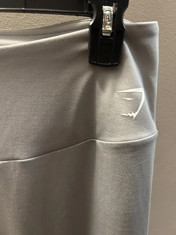Gymshark high rise light grey activewear leggings size XXL yoga fitness - Image 2
