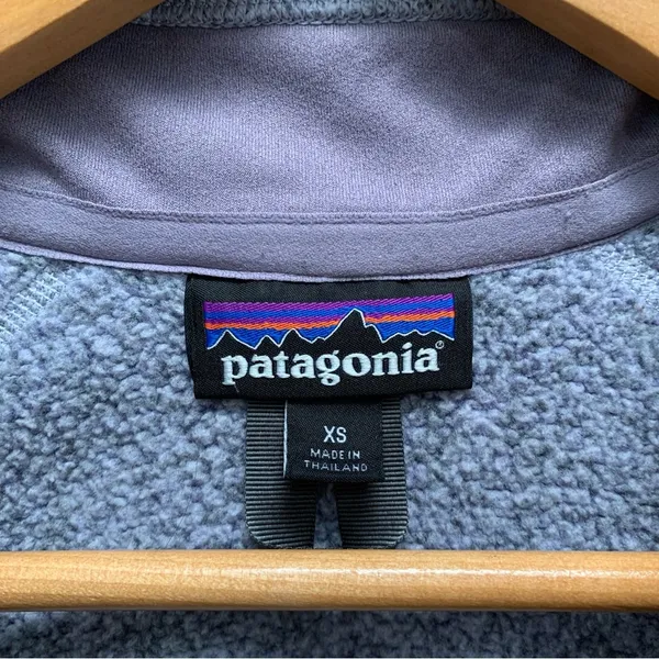 Patagonia Better Sweater Quarter-Zip Pullover Women's Purple XS - Image 7