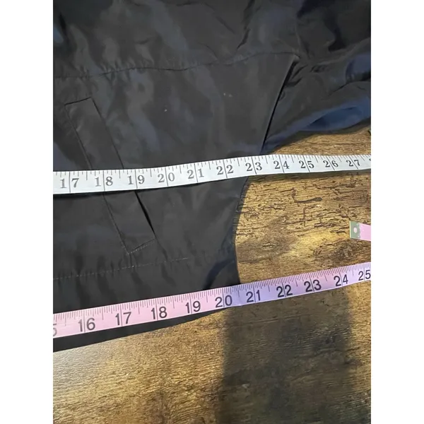 Zara Cropped Jacket Black Small Long Sleeve Fall Winter Windbreaker Gorpcore - Image 10