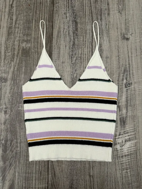 LA Hearts Striped Crop Top - Image 4
