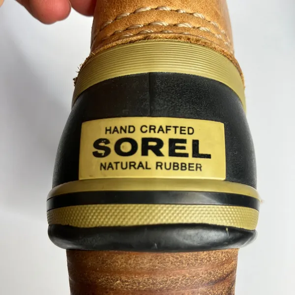 Sorel Conquest Carly tall boots tan olive green women's size 7.5 trendy winter‎ - Image 8