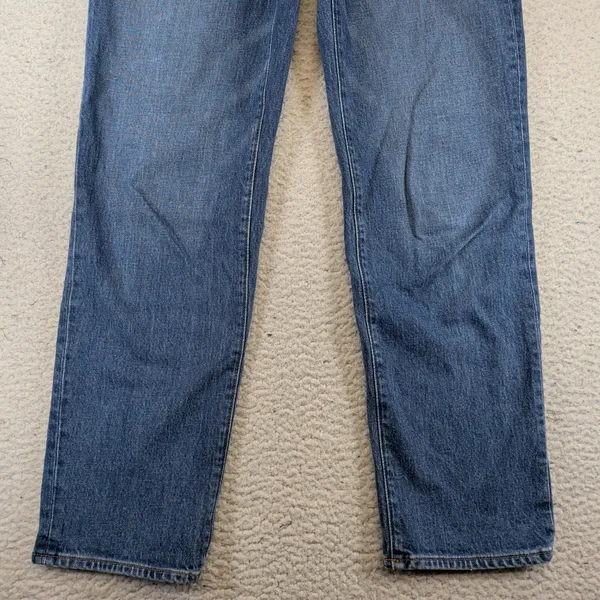 Madewell The Perfect Vintage Straight‎ Jean NG251 High Rise Blue Denim Womens 26 - Image 7