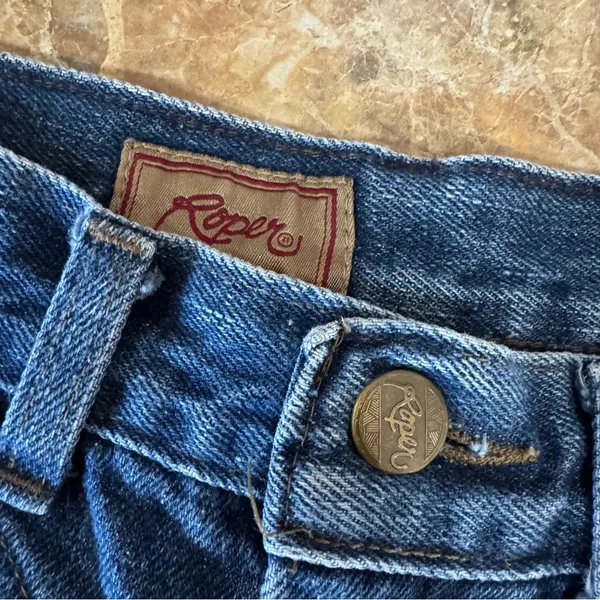 Vintage 90s Roper Jeans Women’s 5x33 High Waisted Cowgirl Western USA Pleated - Image 5