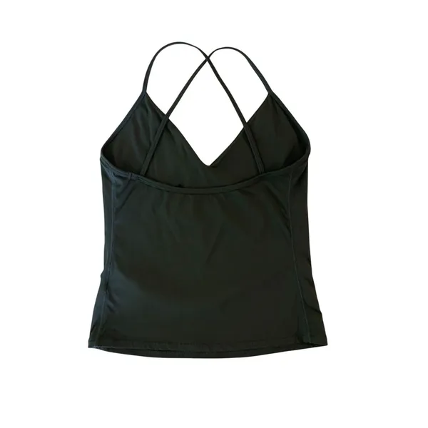 Björn Borg Green Ribbed Shelf Bra‎ Tank Top Crossback Activewear M - Image 2
