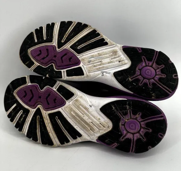 Brooks PureCadence 7 Running Shoe Lace Up Low Reflective Athletic Black Purple 8 - Image 8