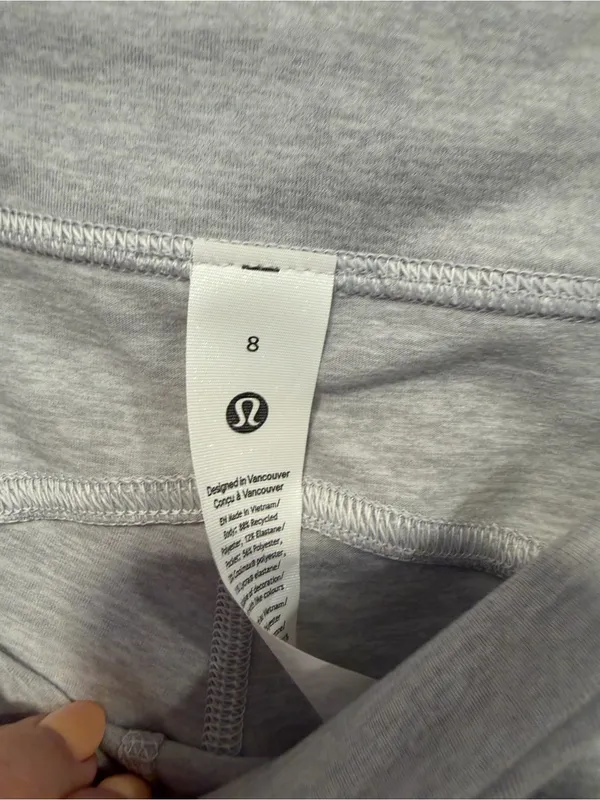 Lululemon soft suede split hem‎ flare leggings in grey - Image 3