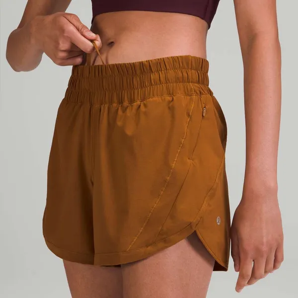NWOT Lululemon Track That Mid-Rise Lined Short 5" Copper Brown Size 0 - Image 2