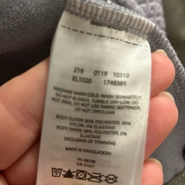 Women’s Columbia Purple and Grey Roffe Ridge Full‎ Zip Quilted Fleece Sweater L - Image 6