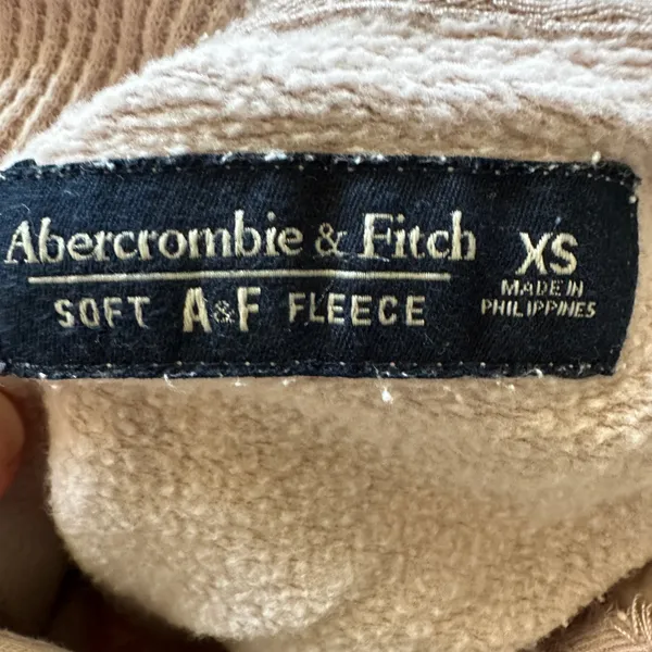 abercrombie fitch hoodie women xsmall XS Dusty Rose pink logo. - Image 10
