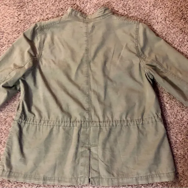 Gap Utility Jacket Womens XL Used Army Green - Image 7