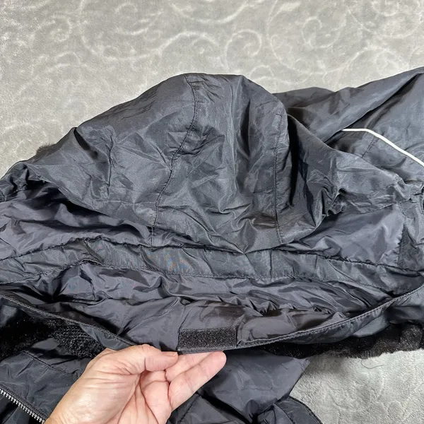 Obermeyer Ladies Sz 10 Black Ski Jacket Coat Thermolite Lauren W/‎ Fur Insulated - Image 15