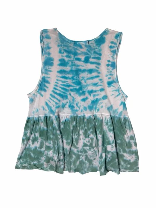 Free People We the Free Tie Dye Sleeveless Cotton Top Womans M - Image 9