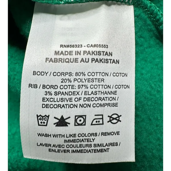 Nike: Green Center Swoosh Crewneck Sweatshirt - Image 7