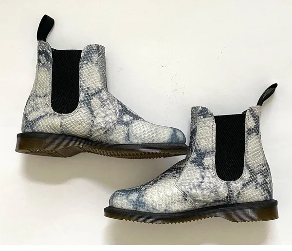 Dr. Martens Flora Asciano Slip On Chelsea Ankle Bootie Gray Size 36/US 6.5 NEW - Image 8