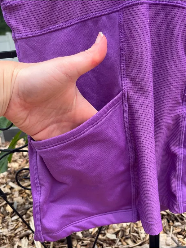 Athleta PR Racerback Tank Purple Size S Activewear Running Yoga Pilates Gym - Image 5