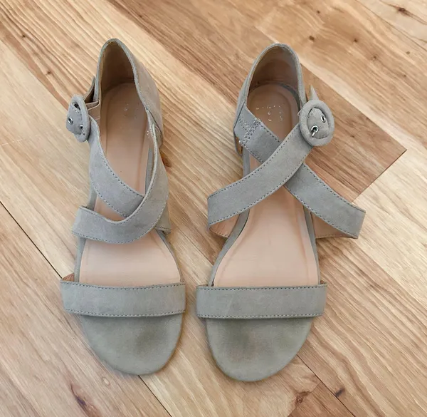 A New Day Suede Strappy Sandals - Image 2