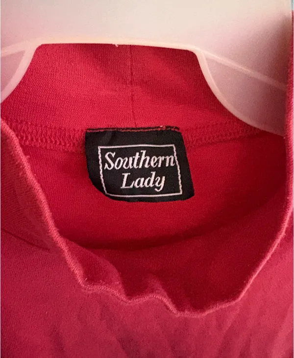 Southern lady top Red Size L - Image 3