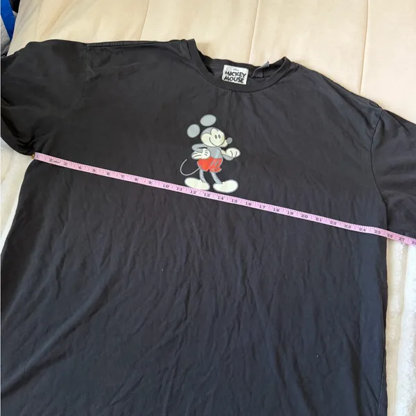 Disney Mickey Mouse Charcoal Tee - Image 6