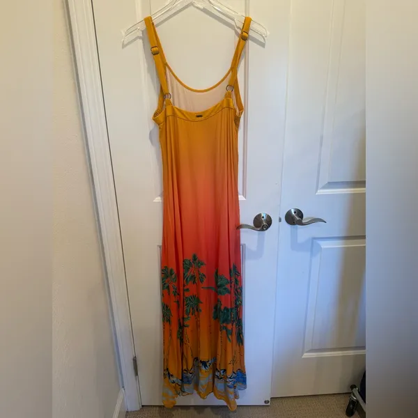 MAAJI Lucille Maxi Dress in Sunset Ombre Medium Resort Wear‎ Vacation Cover Up - Image 4