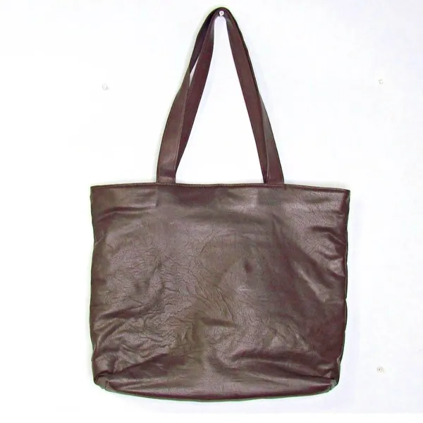 Faux Leather PVC Laptop Organizer Travel Book Bag - Image 3