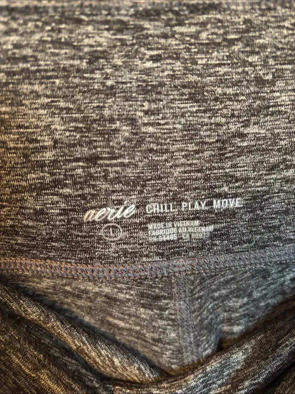 aerie Heather Charcoal Gray High-Rise Pocket Leggings - Image 2