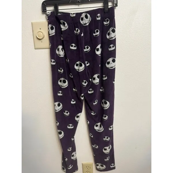 Disney Nightmare Before Christmas Jack Skellington Pajama Pants Purple SM (G) - Image 2