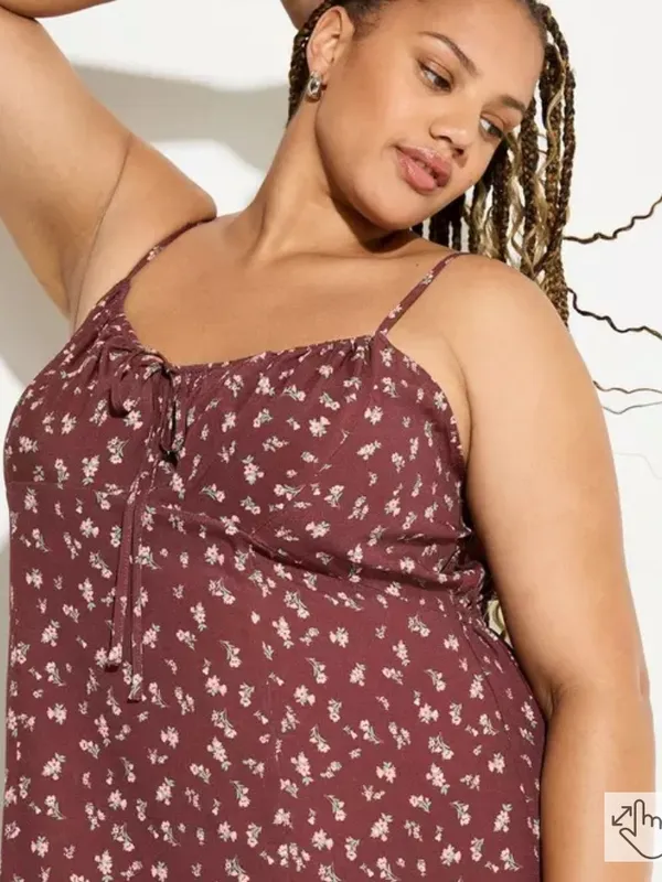 Torrid Lovesick Floral Maxi Slip Dress NWT 1X - Image 3