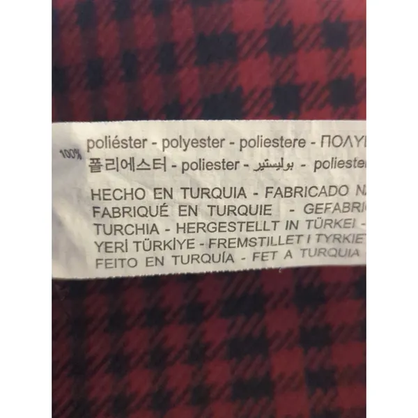 Zara Red & Black High Neck Plaid A-Line Mini Dress Women XS Skater‎ Girl Preppy - Image 9