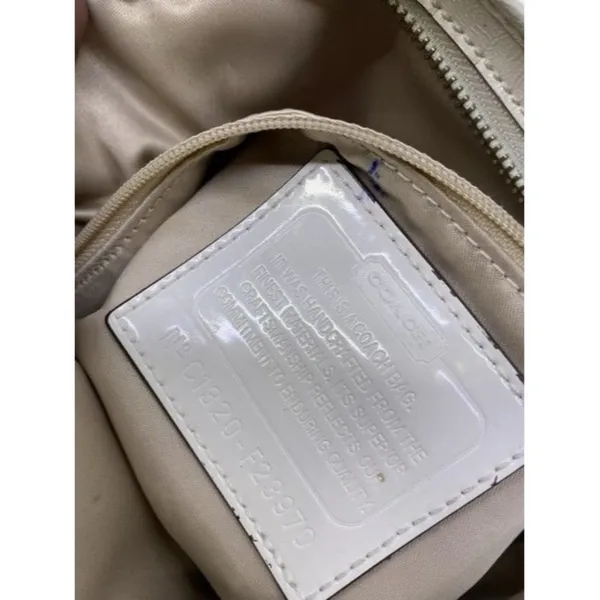 Coach Multi Purpose Pink Fabric Cross Body Bag - Image 5