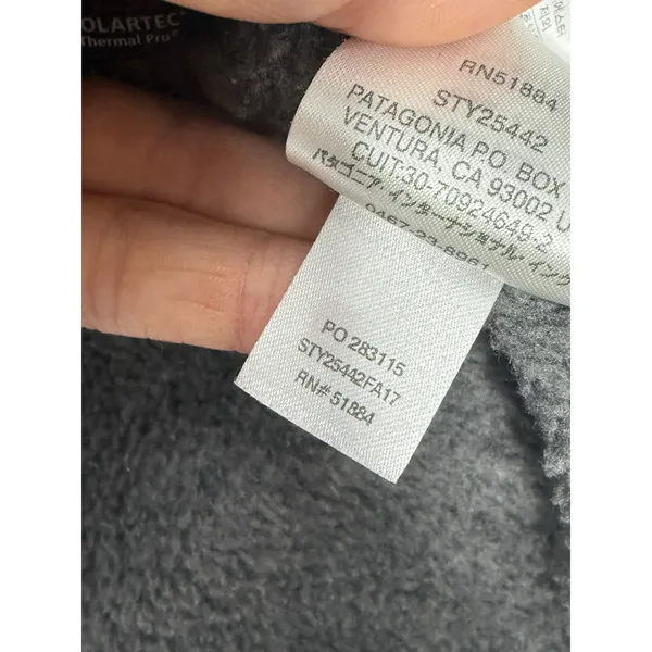 Patagonia Women’s Re-Tool Snap-T Pullover Gray Fleece Size Small Outdoors Fall - Image 8