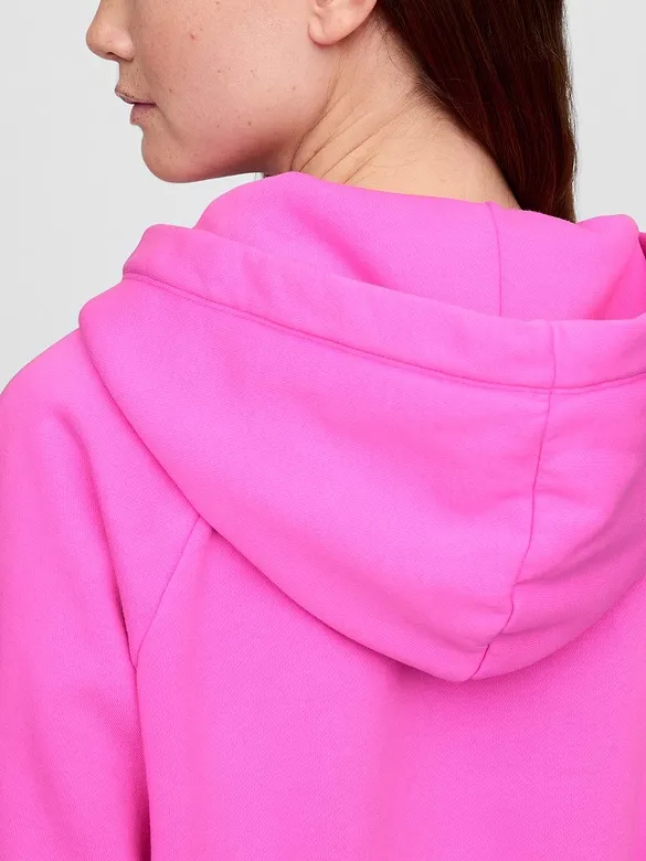 GAP VintageSoft Hoodie SUGAR PLUM NEON PINK SIZE MEDIUM - Image 2