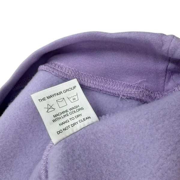 Mayfair Group Choose Kindness Quarter Zip Oversized Lavender‎ Sweatshirt XXL - Image 14