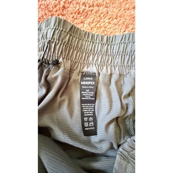 Meripex Athletic Running Shorts Light Grey L Built - Image 4