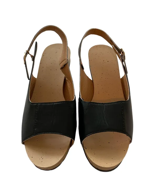 Lightweight peep toe sling back shoes Size 40 9.5 adjustable straps NWOT - Image 2