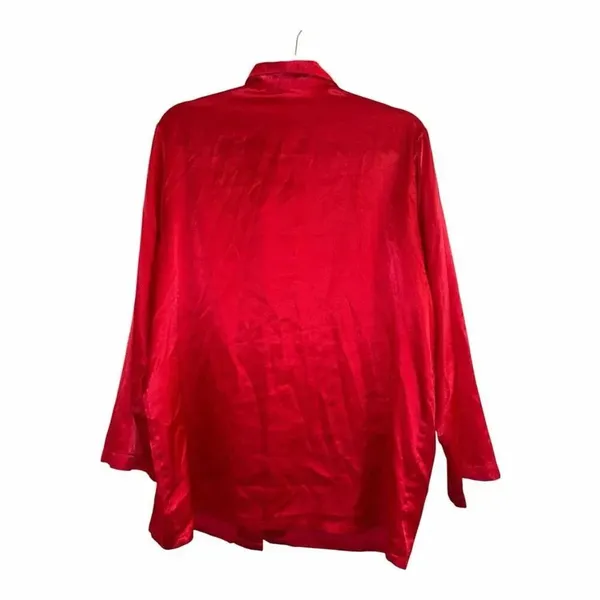 ✨Victoria's Secret Y2K Satin Pajama Red Sz Large Set✨ - Image 6