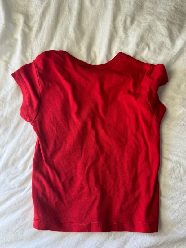 Urban Outfitters Rodeo Beach Graphic Tee Red - Image 4